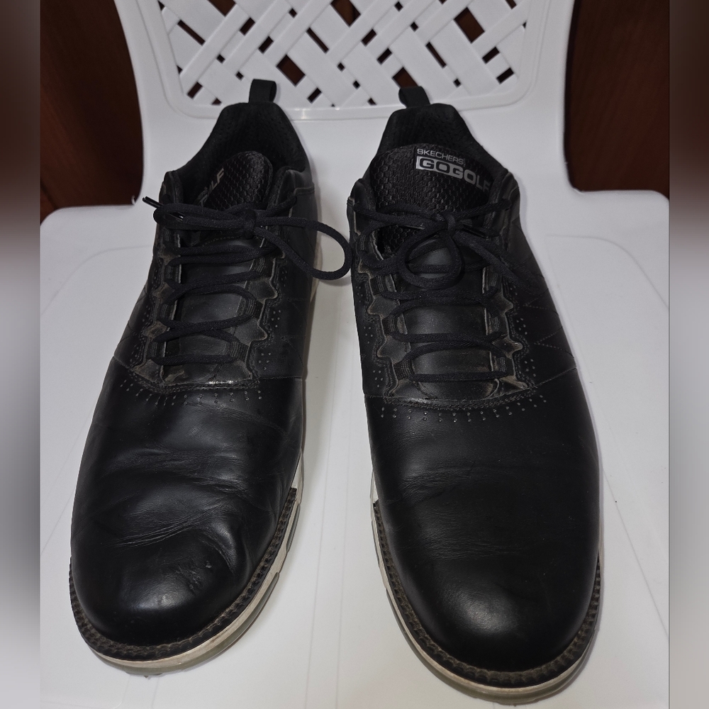 Skechers Go Golf Performance Hybrid Men's Golf Shoes 54540 Black White Size 13